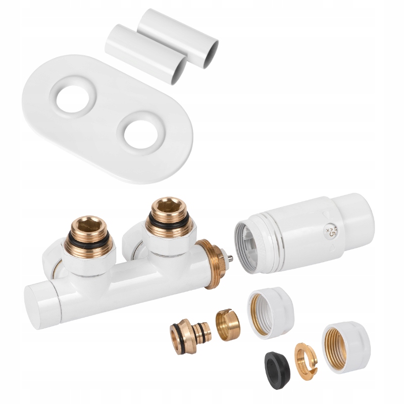 Termostatická Sada Duoplexní, Reverzibilní, S Maskovací Sadou Pro Radiátor