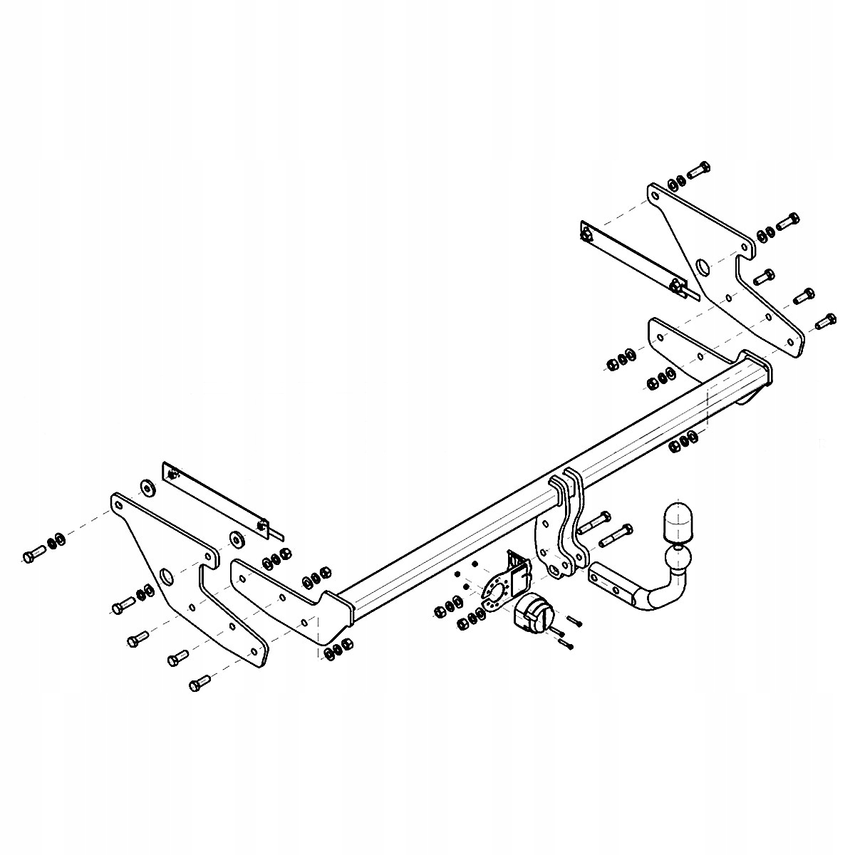 Hak holowniczy Renault Scenic IV 4 Minivan od 16 MODUŁ 13 PIN GRATIS Nowy Producent Steinhof