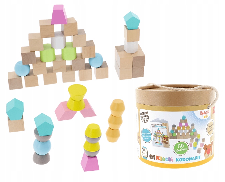 

Trefl Edukacyjne Drewniane Kodowanie 50 szt 61515