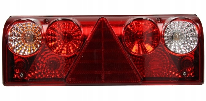 ASPOCK lampa tylna EUROPOINT II L poz. LED 7pin+ 4x2pin (z podś. tab.