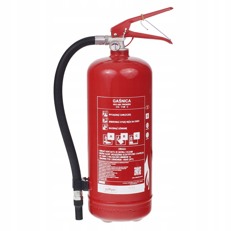 Hasicí Přístroj 4 kg držák – typ Abc, homologace GP4xABC.