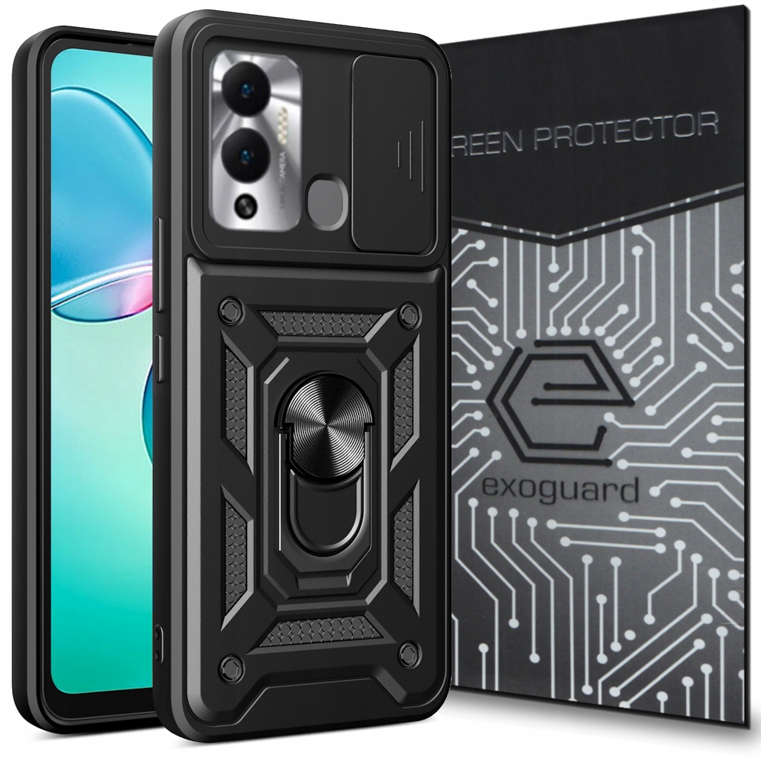 

Etui Pancerne Case+szkło do Infinix Hot 12 Play