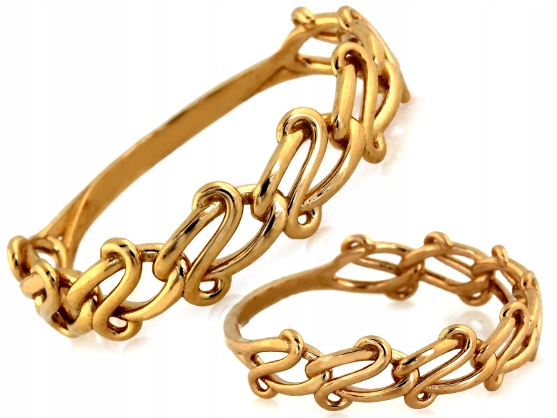 Prstýnek 585, zajímavý ažurový vzor 1.58 g, r14 jako dárek pro ni