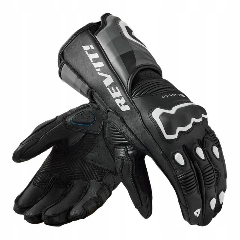 Motocyklové rukavice Revit Quantum 3 Black/white čierna biela