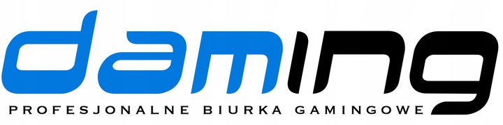 BIURKO GAMINGOWE NAROŻNE LOFTOWE METALOWE 180x120 LED RGB PRODUCENT Marka DAMING