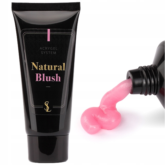 Slowianka Akrylový stavební gel na nehty AcryGel 60 g Natural Blush Růže