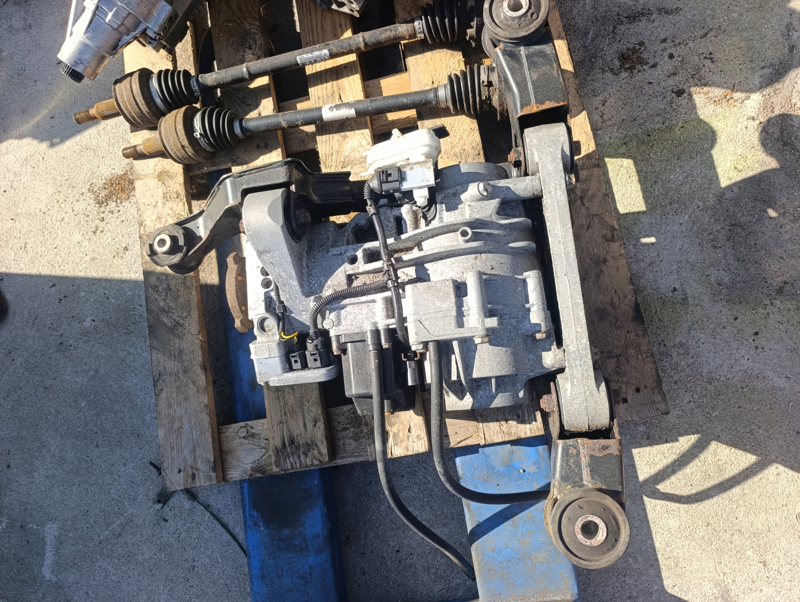 VW T5 2.5 TDI rear differential diff differential z blocking control unit HALDEX