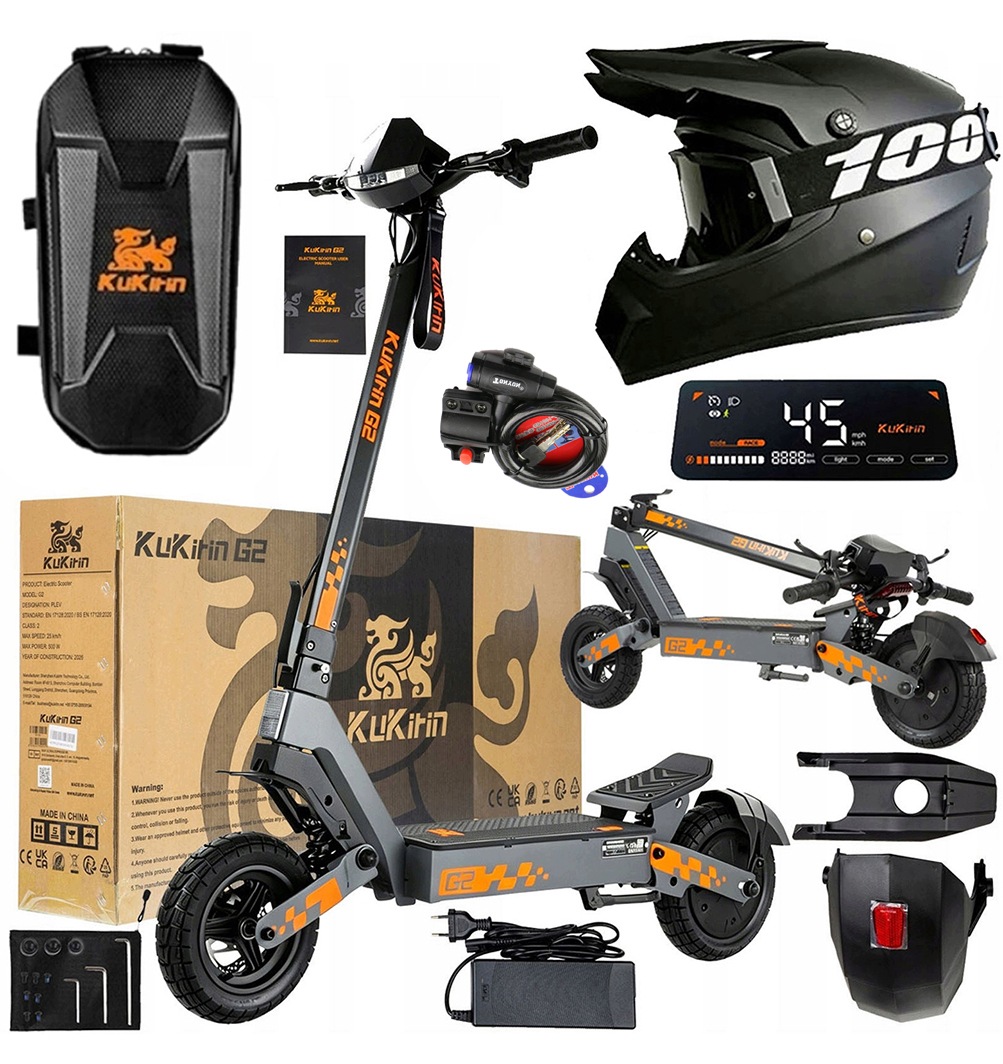 2026 Nový Kukirin G2 Elektrické vozidlo 48V 15,6Ah 1200W 45 km/h Dárky