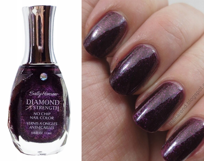 SALLY HANSEN LAKIER DIAMOND 18 private I fiolet