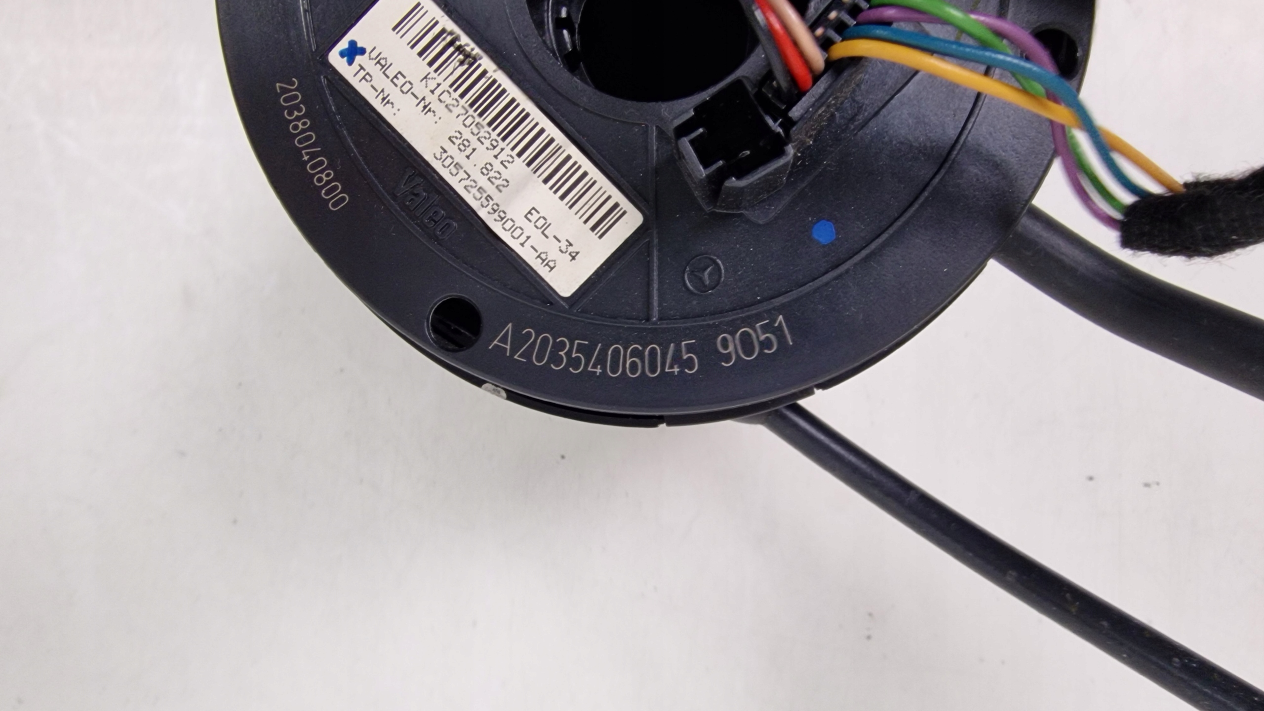 MERCEDES W203 switch ring ZWIJAK A2035406045 sensor KATA steering