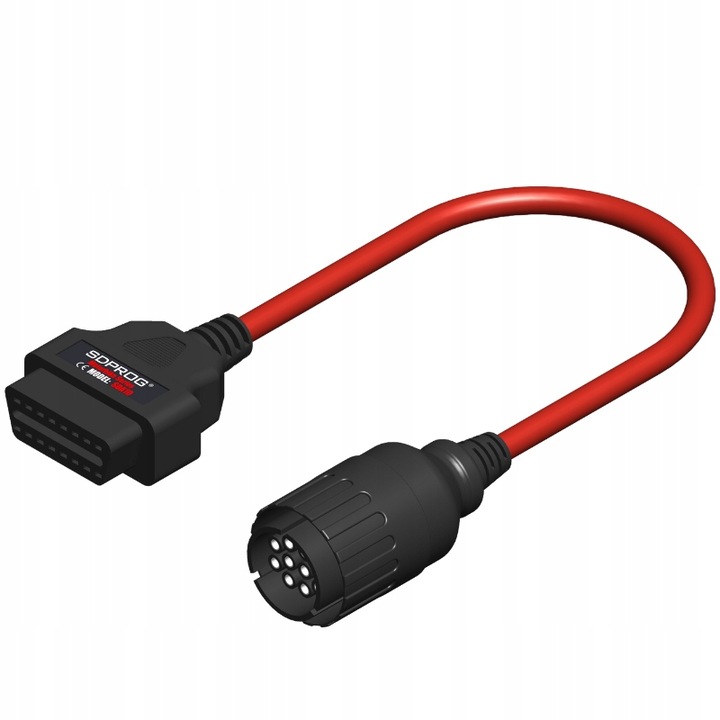 Sdprog SDA10 adapter Bmw 10-PIN do OBD2 16-PIN Icom D motocykle F/k/r/s