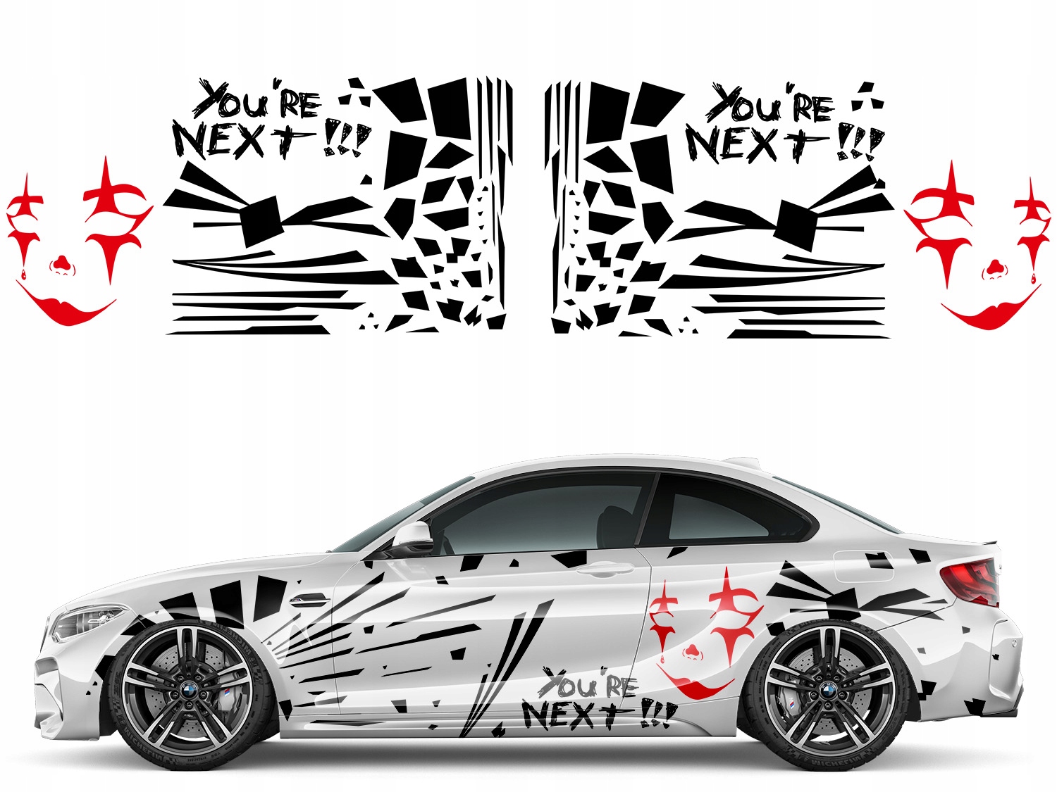 Nálepky na auto You're Next 93 cm x 370 cm