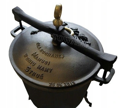 KOCIOŁEK MYŚLIWSKI 5L GARNEK ŻELIWNY POLSKI ODLEW Rodzaj stojący