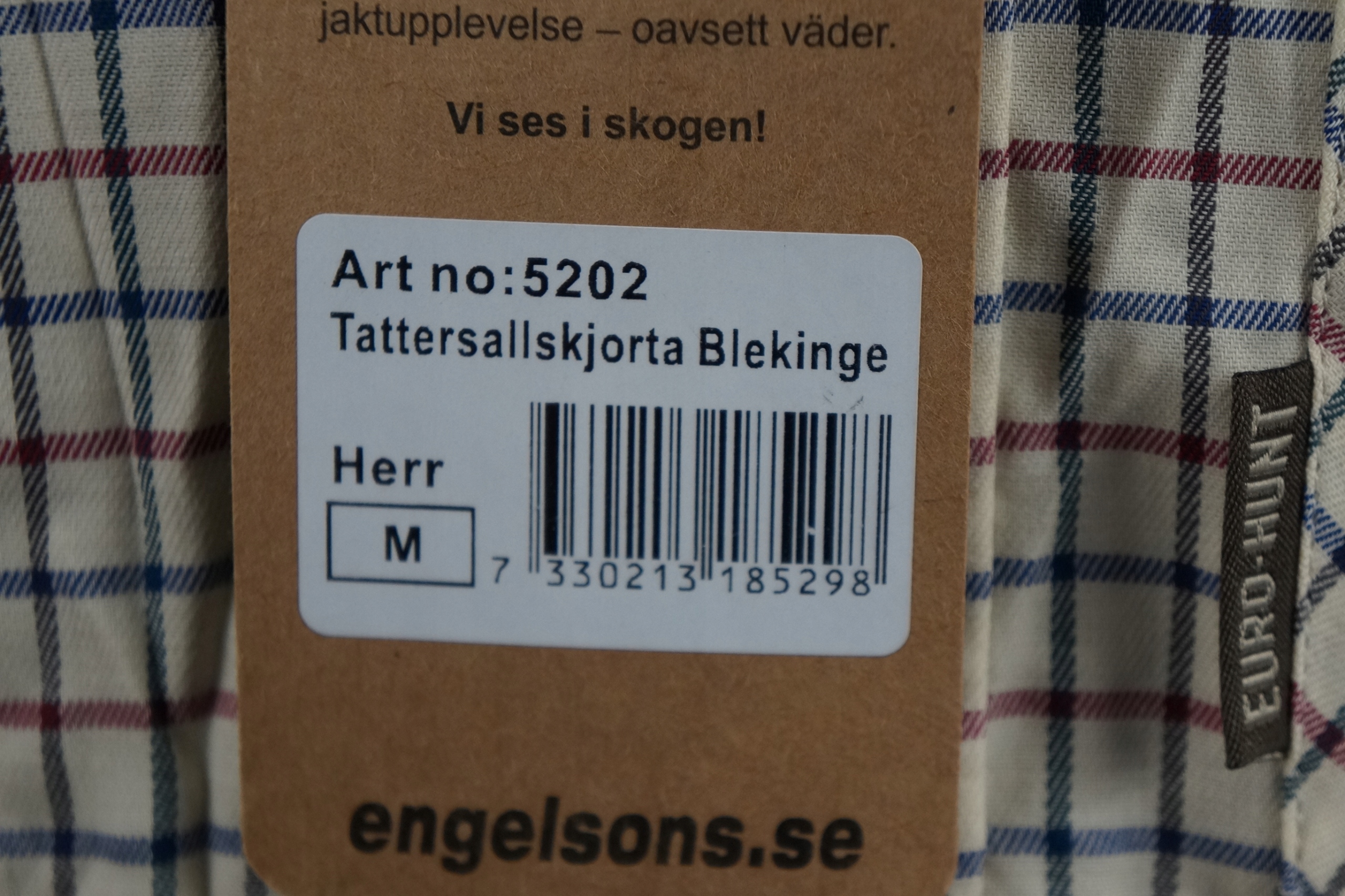 Koszula Euro-Hunt Tattersallskjorta męska Nowa M Marka inna