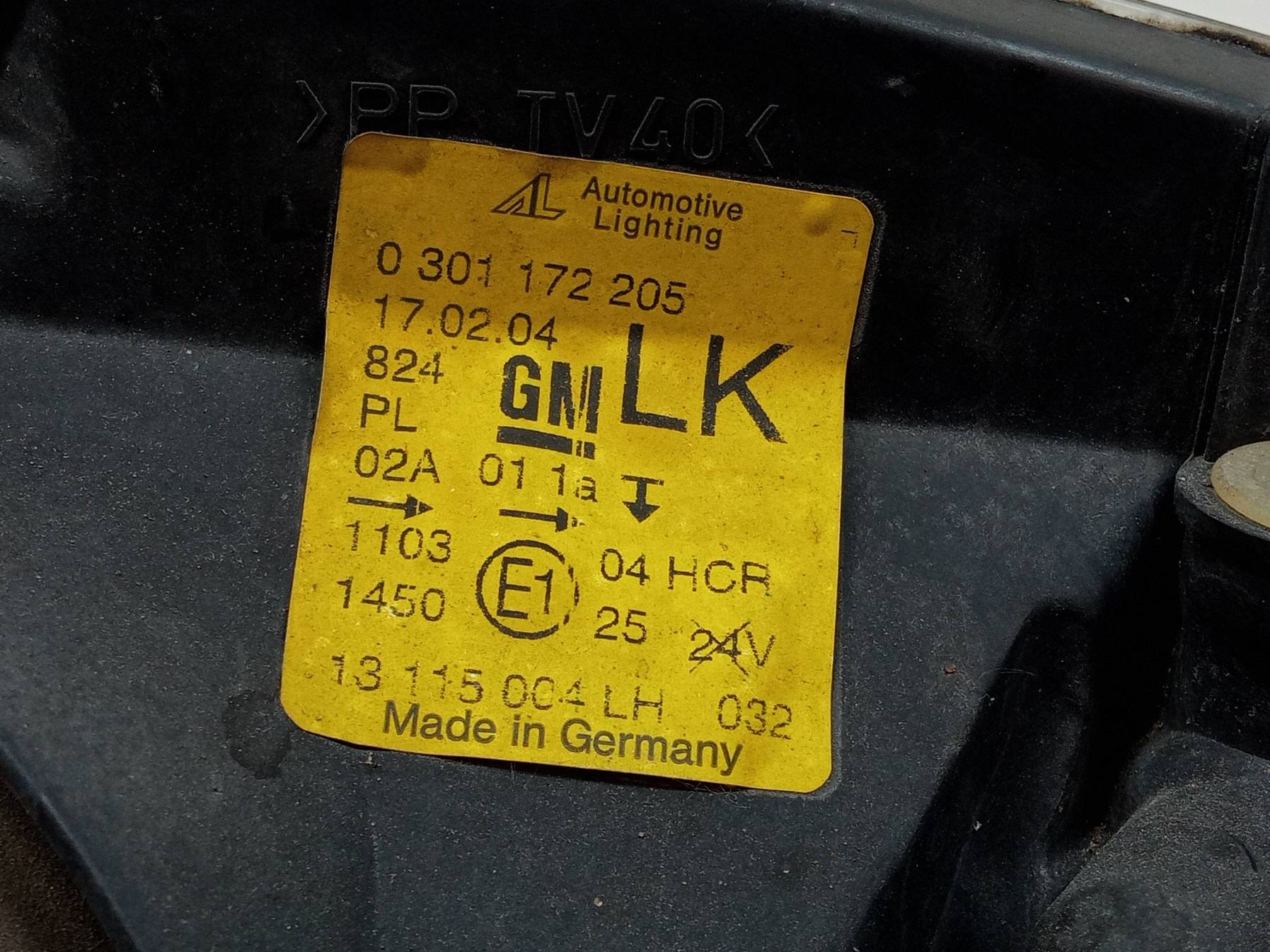 light front KOMPLET 13115004 13115005 Opel Corsa III (2000-2006) C