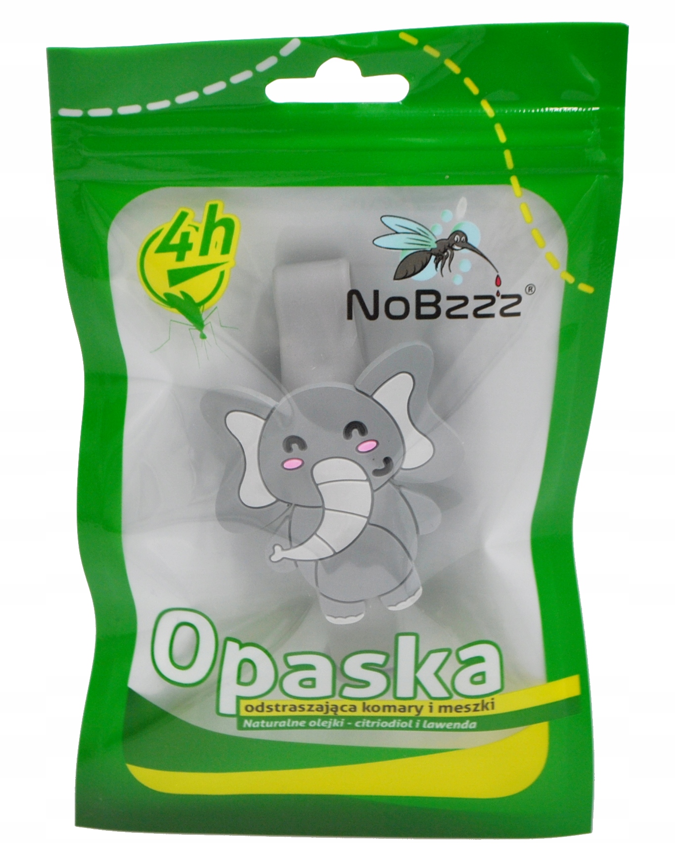 

NoBzzz Opaska Na Komary i Meszki Dla Dzieci Słoń