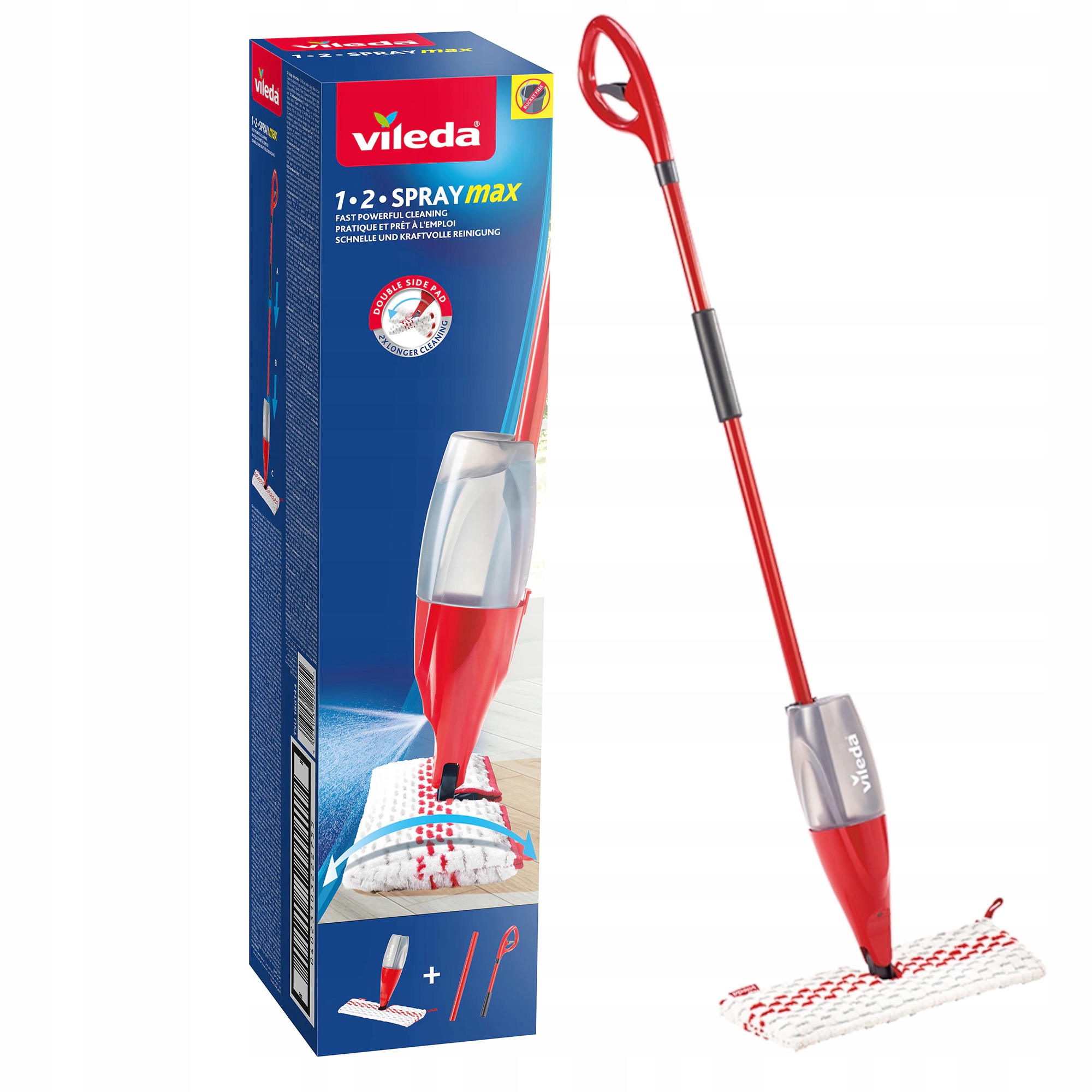 Levně Mop s rozprašovačem Vileda Max Box 1-2 Spray
