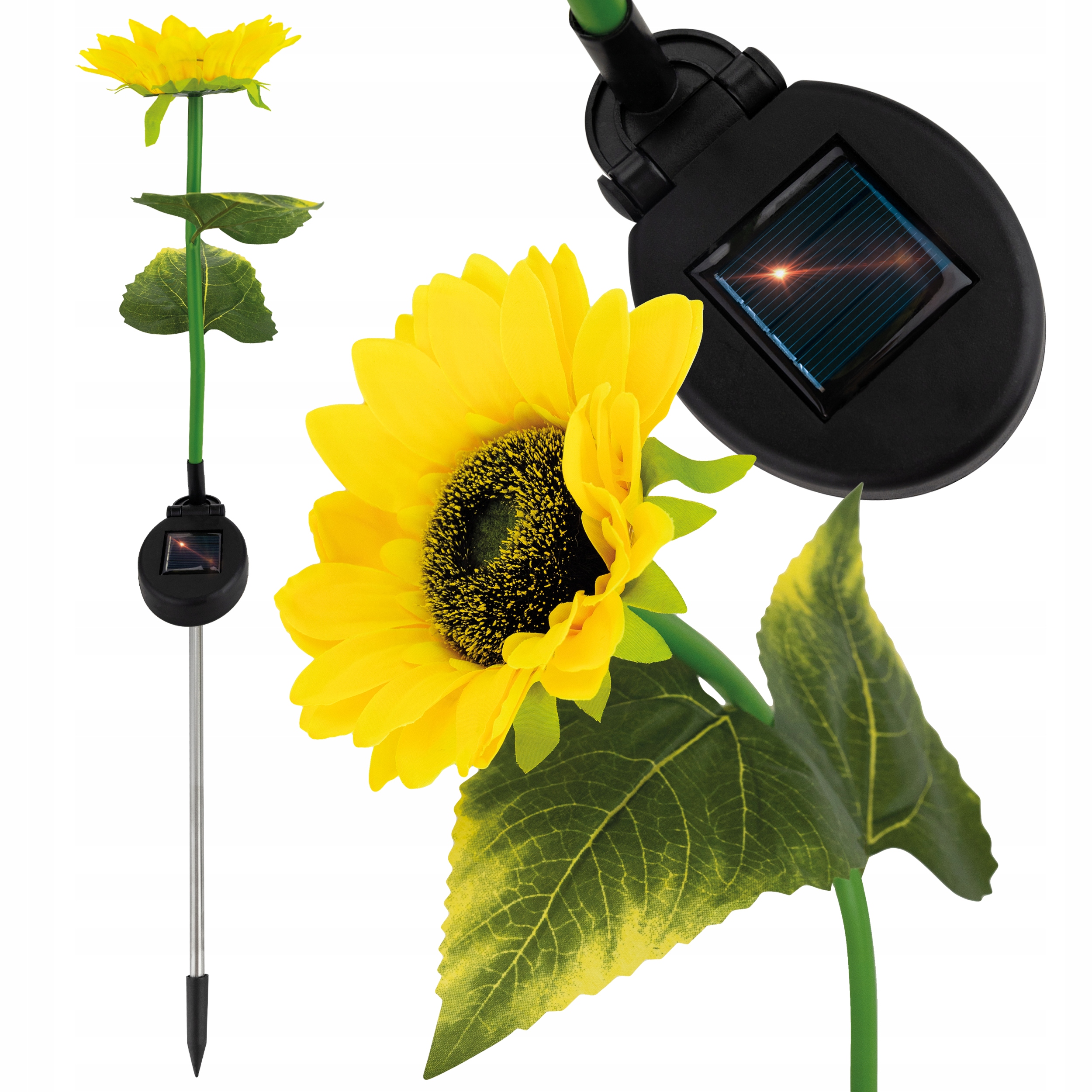 

Lampa solarna Słonecznik wbijana ogrodowa ozdobna
