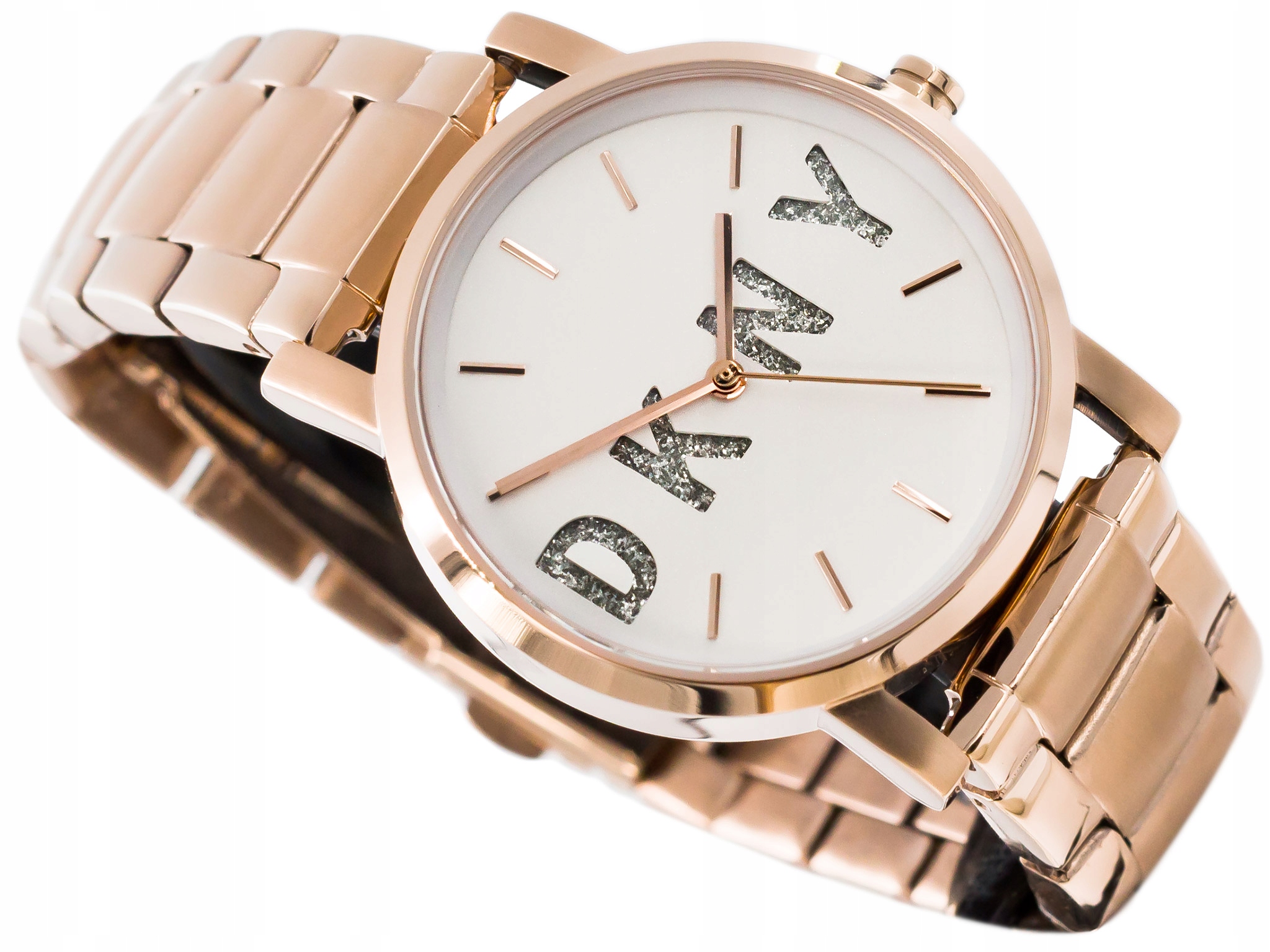 Dámské Hodinky Dkny NY2654 Soho Rose Gold Brokát