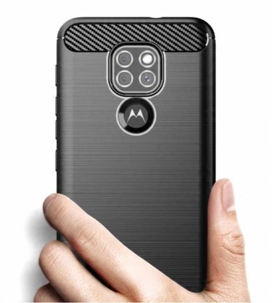 

Etui do Motorola Moto E7 Plus, Erbord Carbon Case
