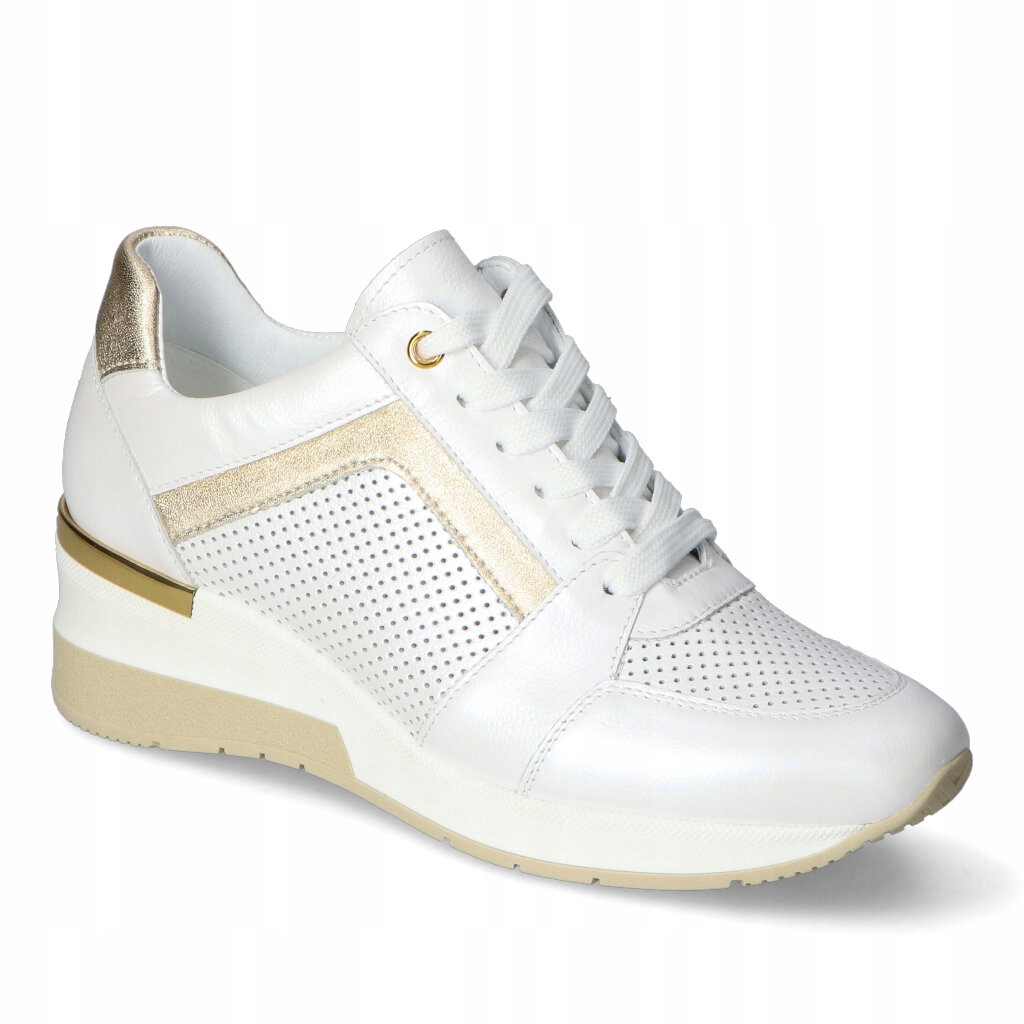 Tenisky Sala SA-674 Bílé/Zlaté lico 37