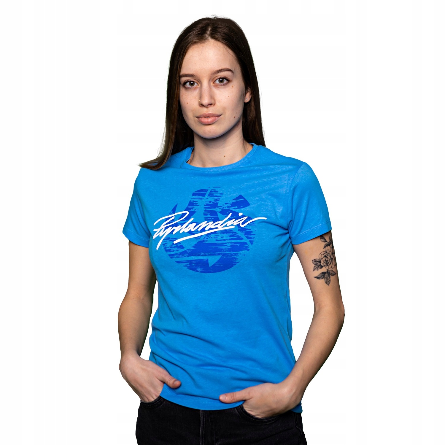 koszulka damska Pyrlandia Kks błękitna Xs