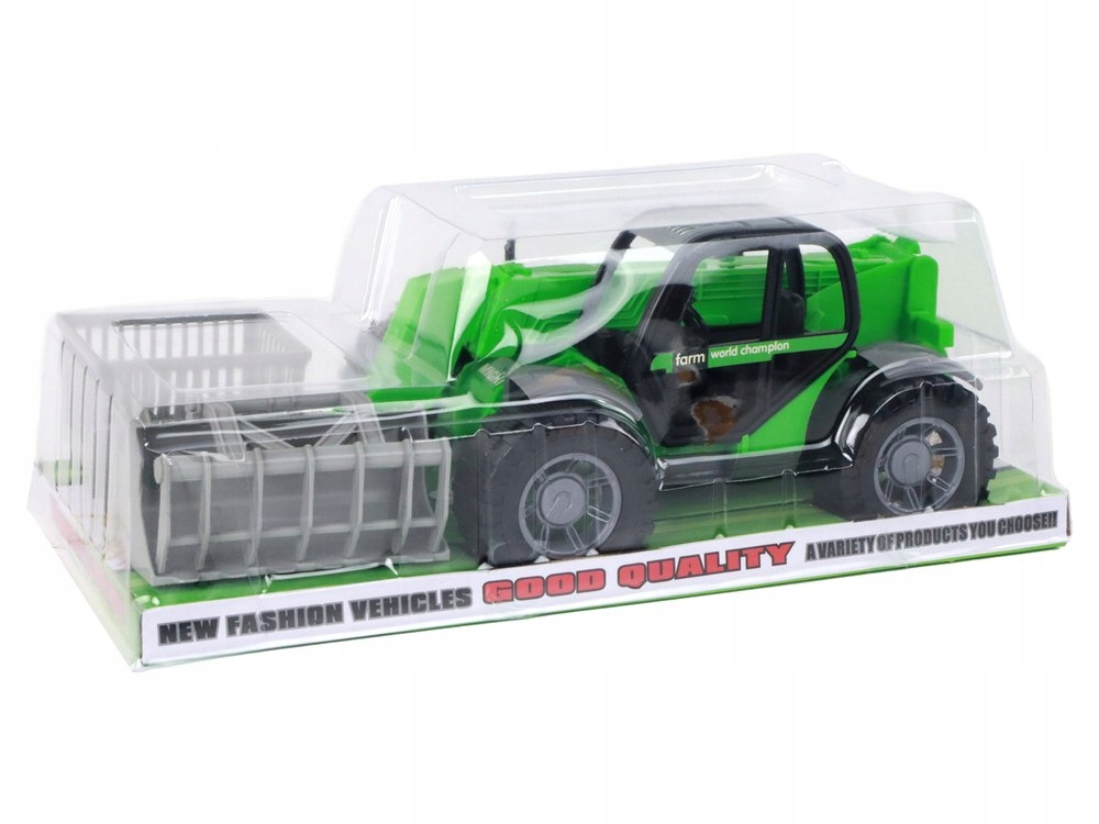 Pojazd Rolniczy Traktor Zielony Dźwig Maszyna Rolnicza Model Dźwig