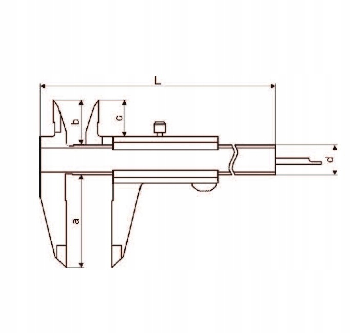SUWMIARKA ANALOGOWA MAUa 200 x 50 / 0.05 mm Rodzaj analogowa