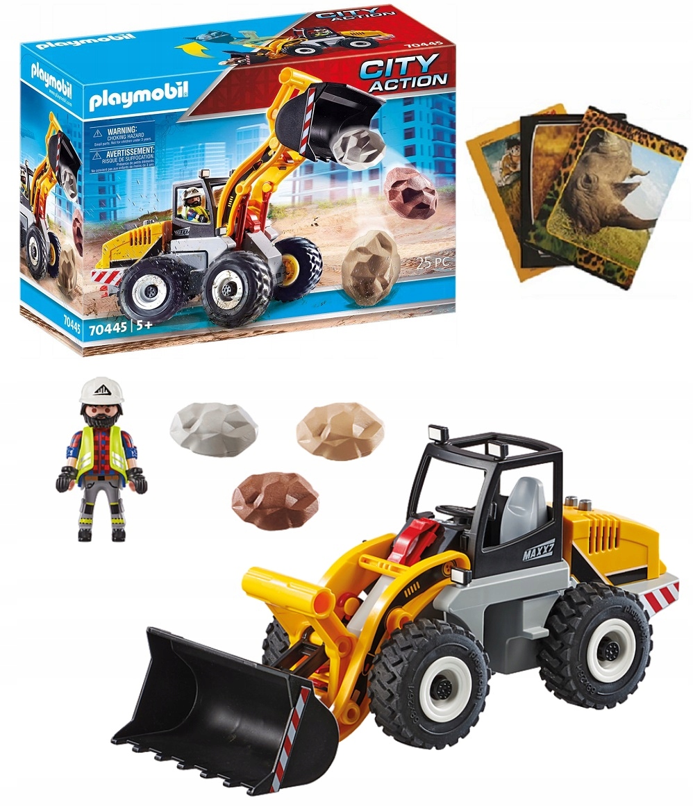 

Playmobil 70445 Ładowarka kołowa ruchoma budowa