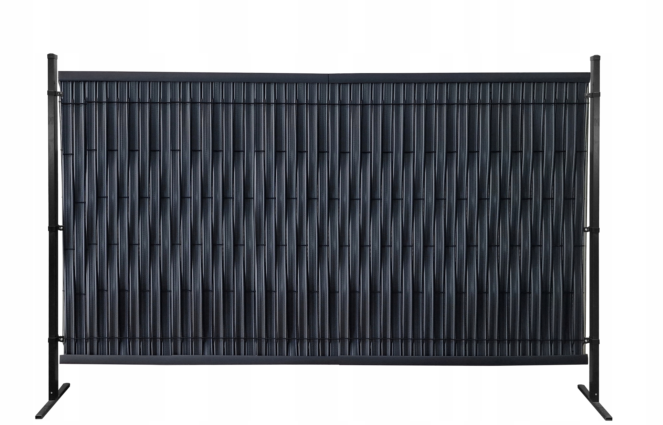 Vertikálne lišty pre panelové ploty 123 x 250 cm, šírka 62-80 mm, antracit