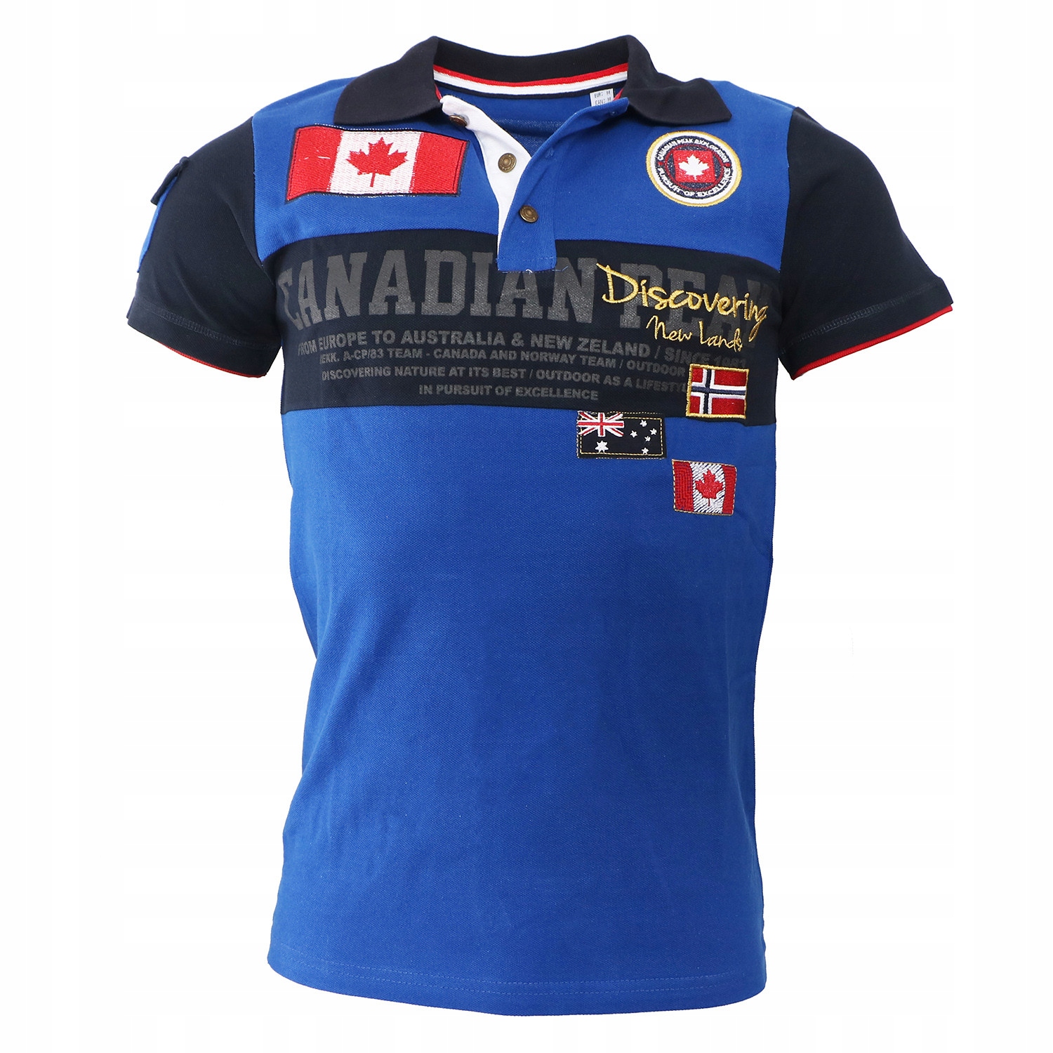 Canadian Peak polokošile pánská Kipeak Ss Men Cp L modrá