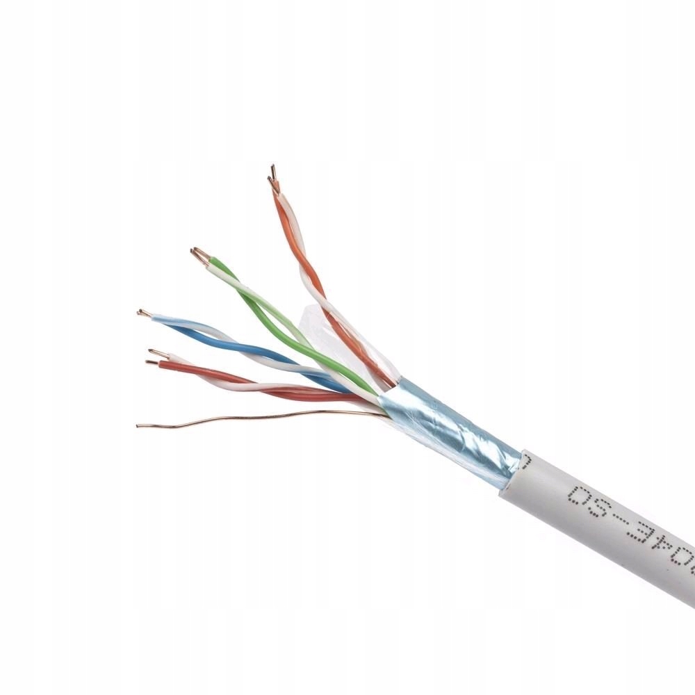 Gembird FPC-5004E-SOL drát, CAT5E, Ftp, Cca, 305m/box šedý