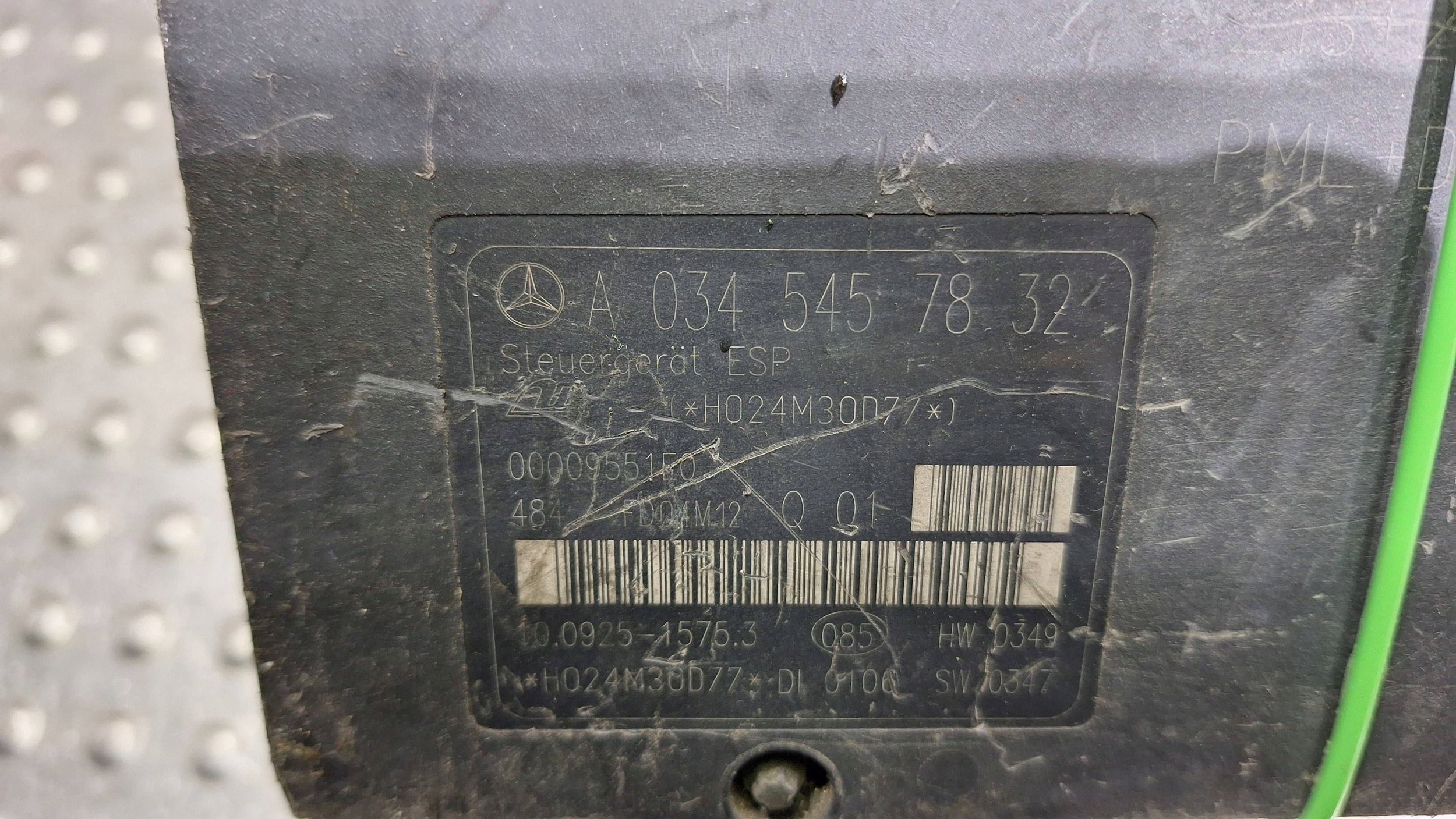 pump control unit ABS A0345457832 A0054313012 MERCEDES W203 CLK W209
