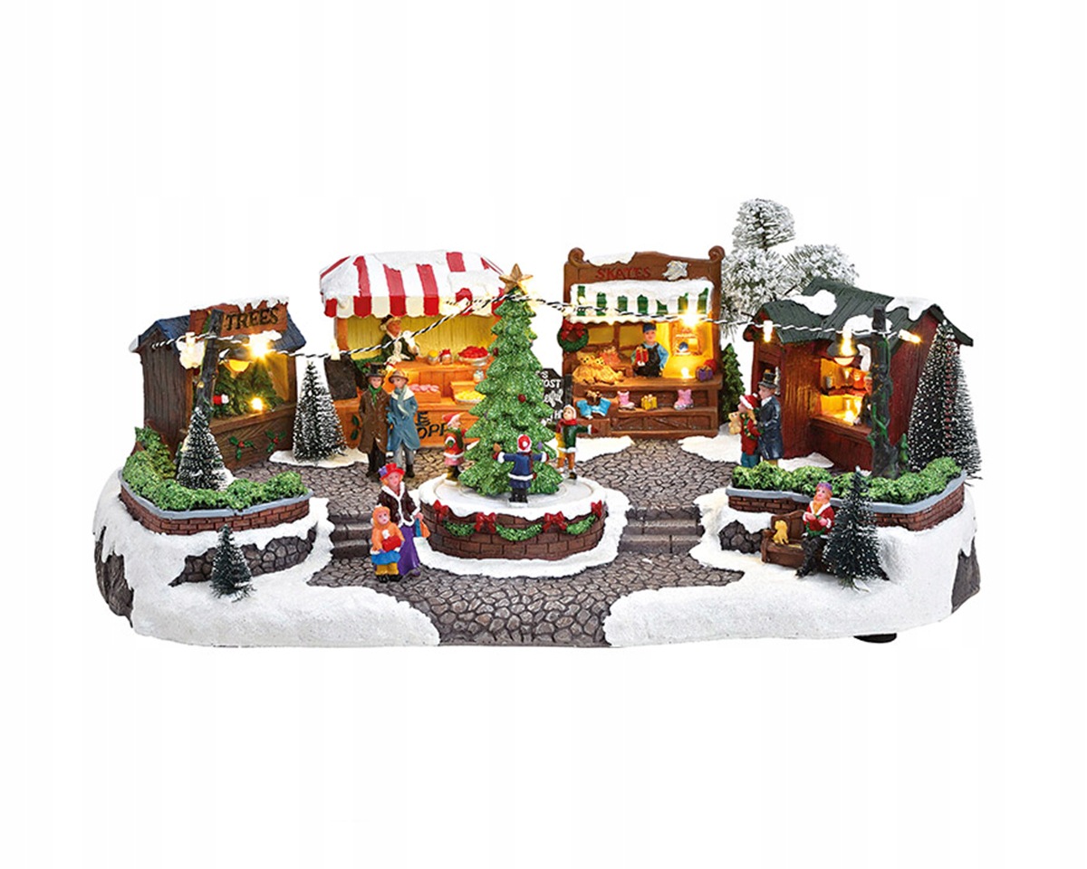 Dekoracja Świąteczna Bożonarodzeniowa Ozdoba Stołu Domu 38X27X18 CM
