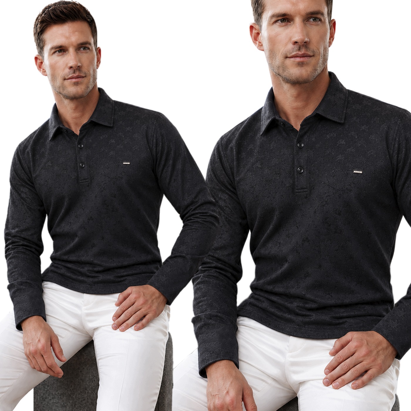 Tričko Longsleeve Polo Mikina Mondo Exclusive Casual voskovaná