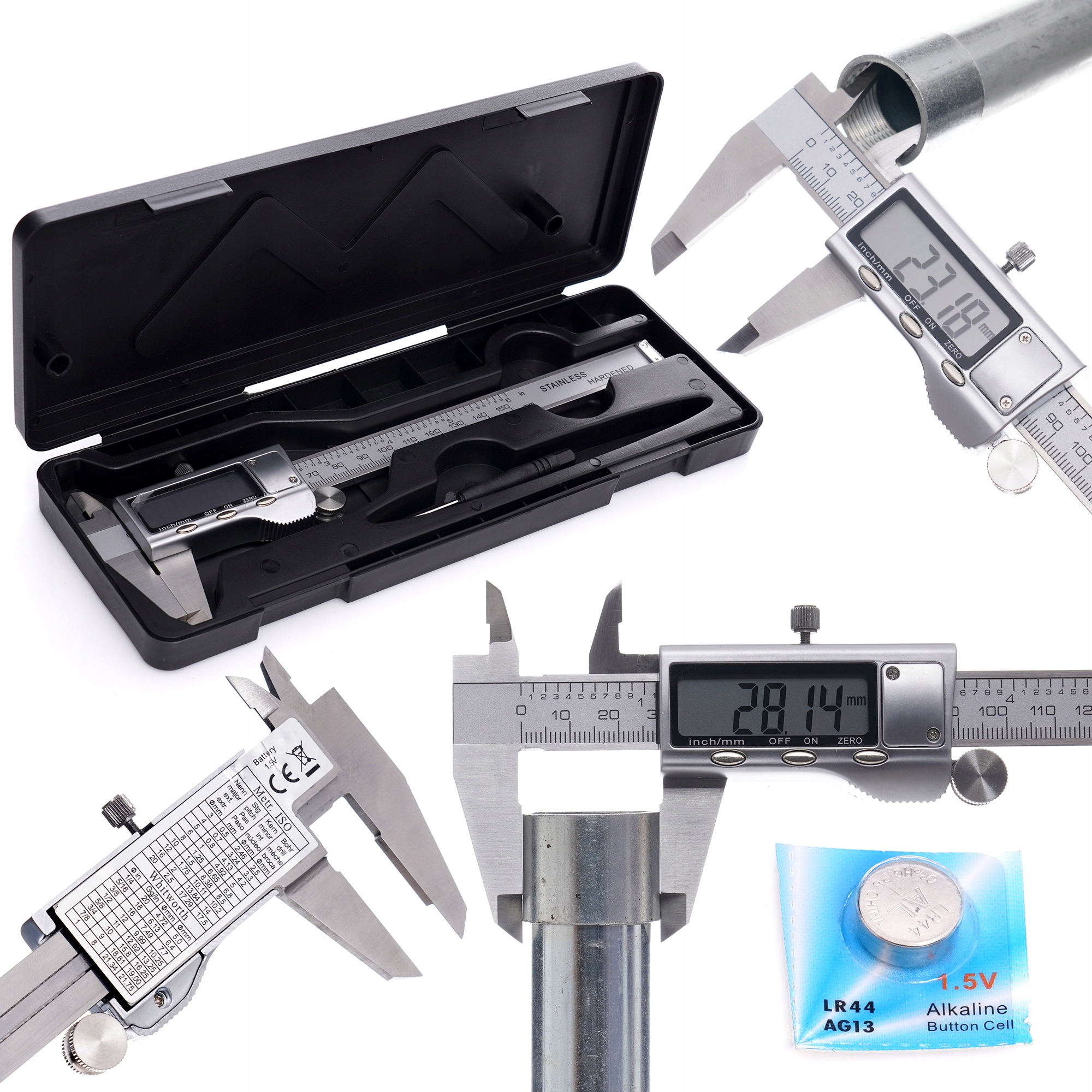 

Suwmiarka Elektroniczna LCD Metalowa Obudowa 150MM