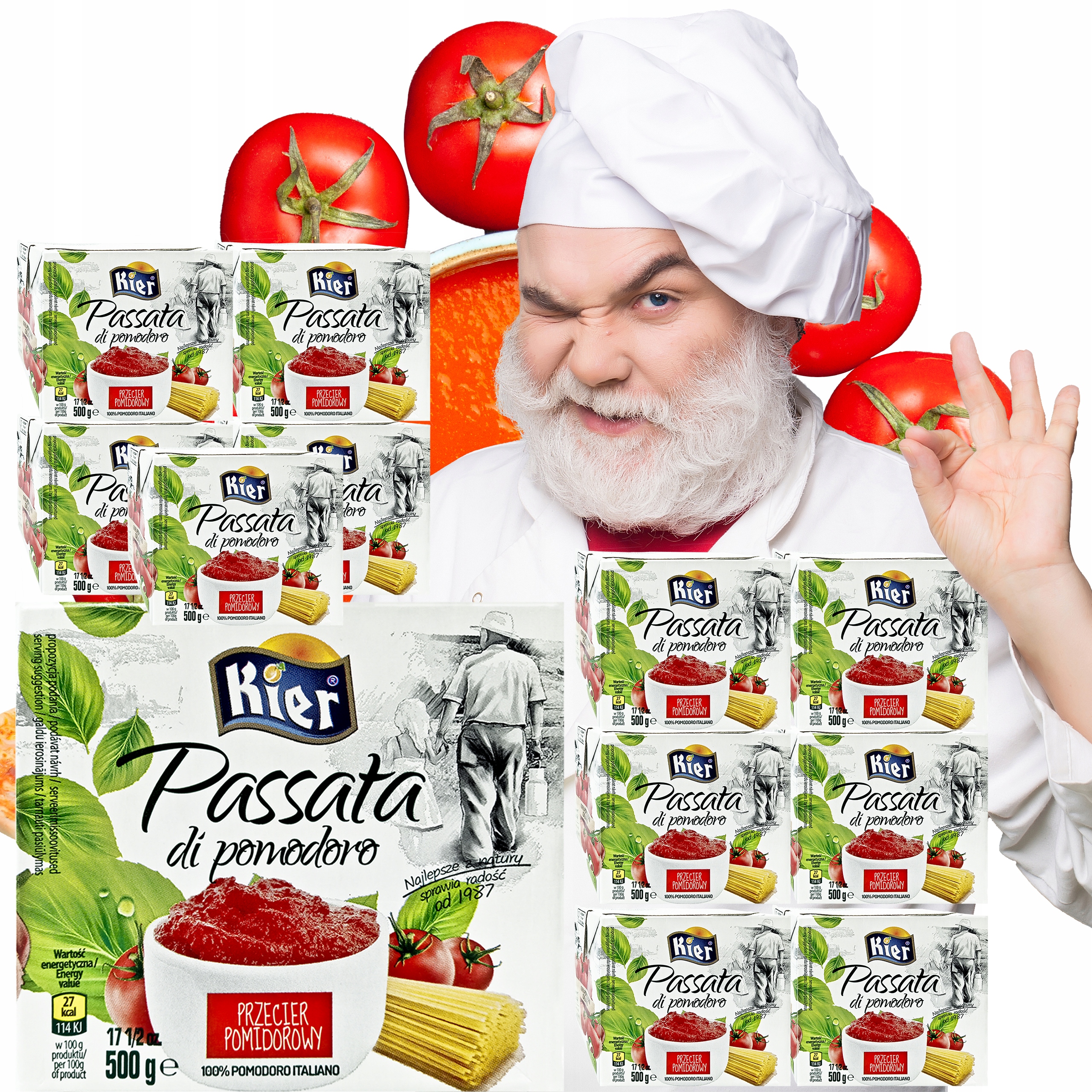 Levně Rajčatový Protlak Passata 500 g X 12 Svařovacích Strojků