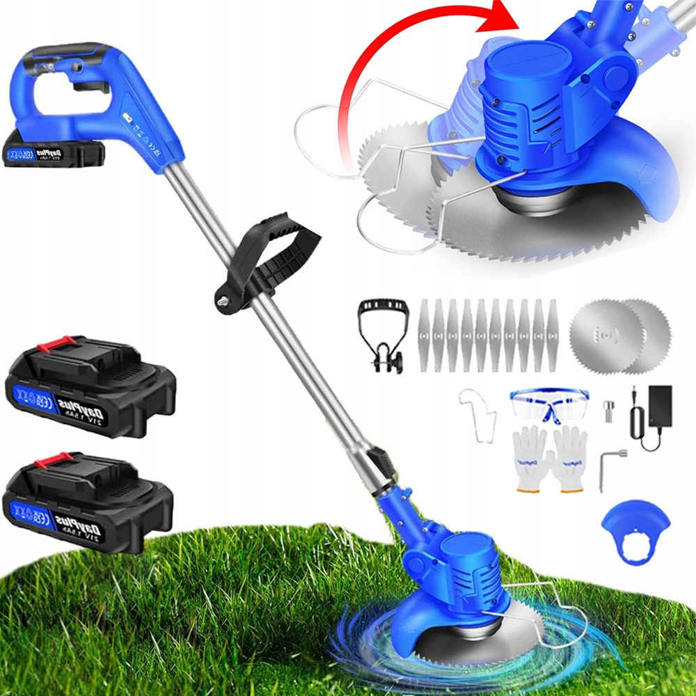 Akumulátorová Vyžínač Na Trávy S Akumulátorem A 2 Akumulátory 21 V