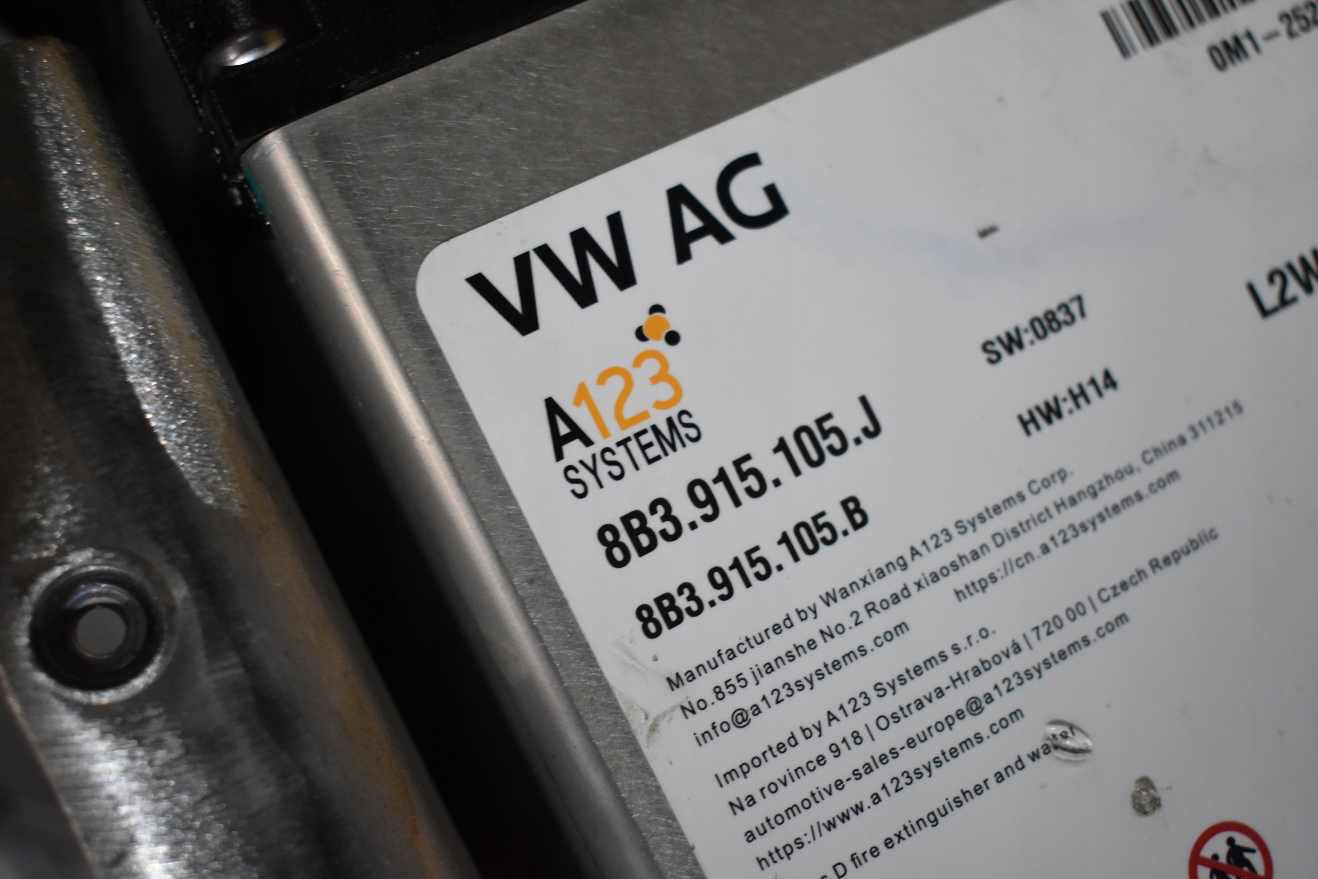 IDEALNY AKUMULATOR 37Ah 1709Wh 46.2 V AUDI A5 B10 1