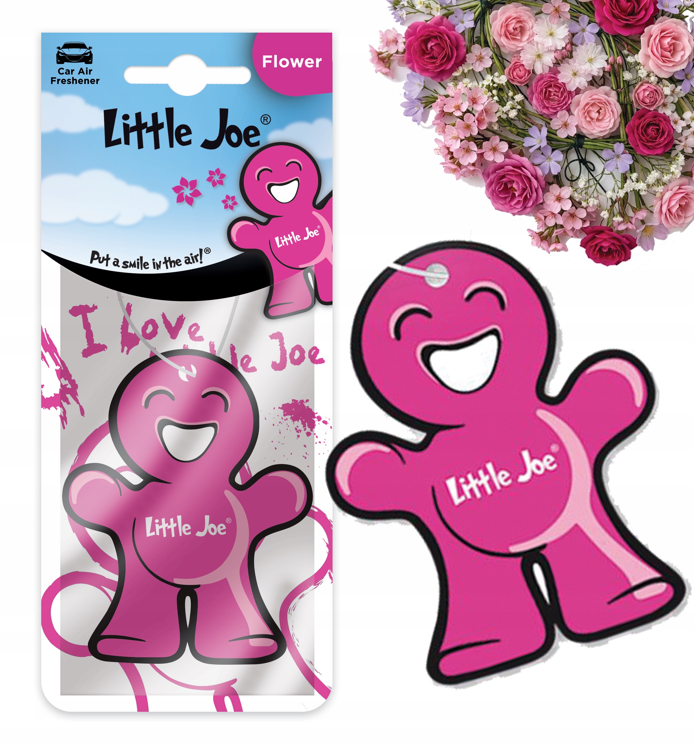 Zapach Do Auta Little Joe Kwiaty Zawieszka Ludzik Uśmiech