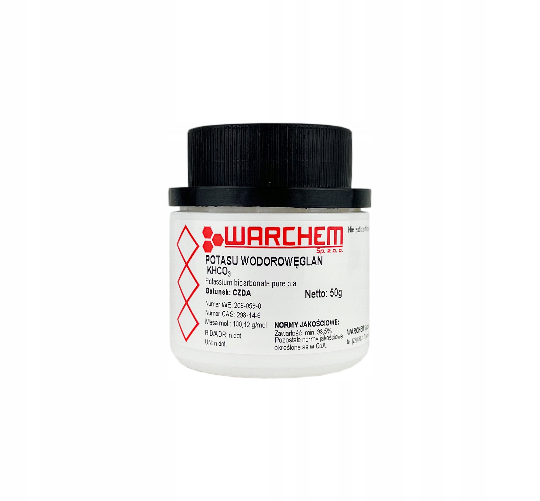 

Wodorowęglan Potasu Czda 50g