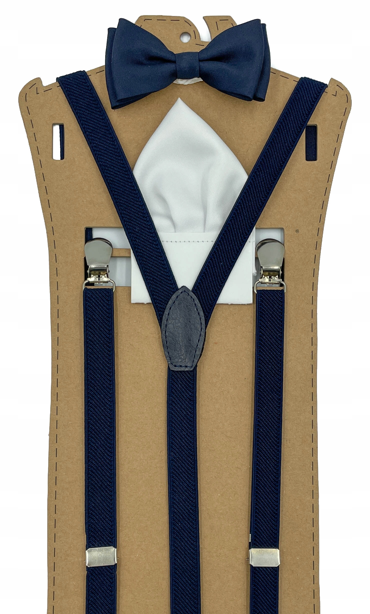 Granatowe szelki chłopięce dziecięce jednokolorowe Marka Inna marka