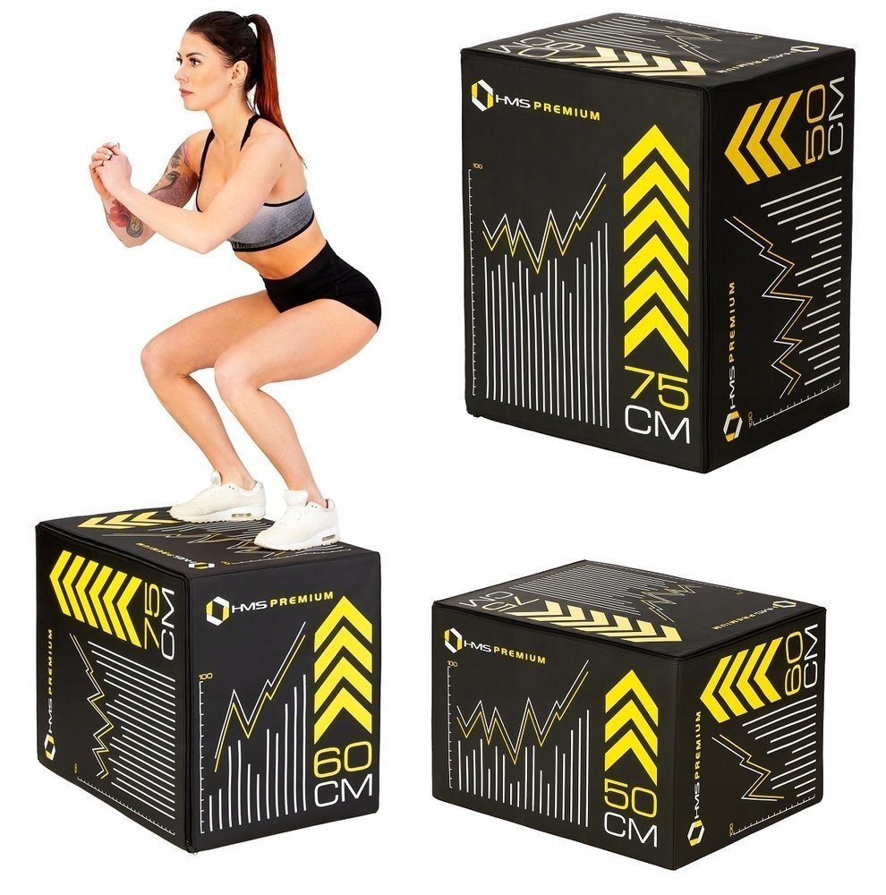 Plyometrická skříň pro fitness cvičení Crossfit, protiskluzová