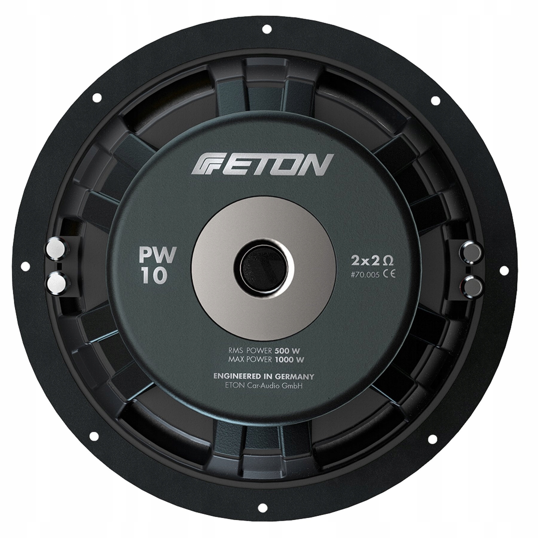 ETON PW 10 1000W MAX 500W RMS 2+2 Ohm 25cm PREMIUM SUBWOOFER Stan opakowania oryginalne