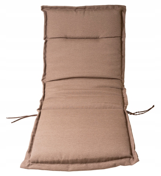 

Poduszka na krzesło z oparciem taupe 120x50x6cm