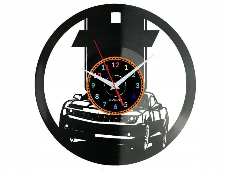 Automobilové Nástěnné Hodiny Vinylová Deska Dárek Památka K Narozeninám