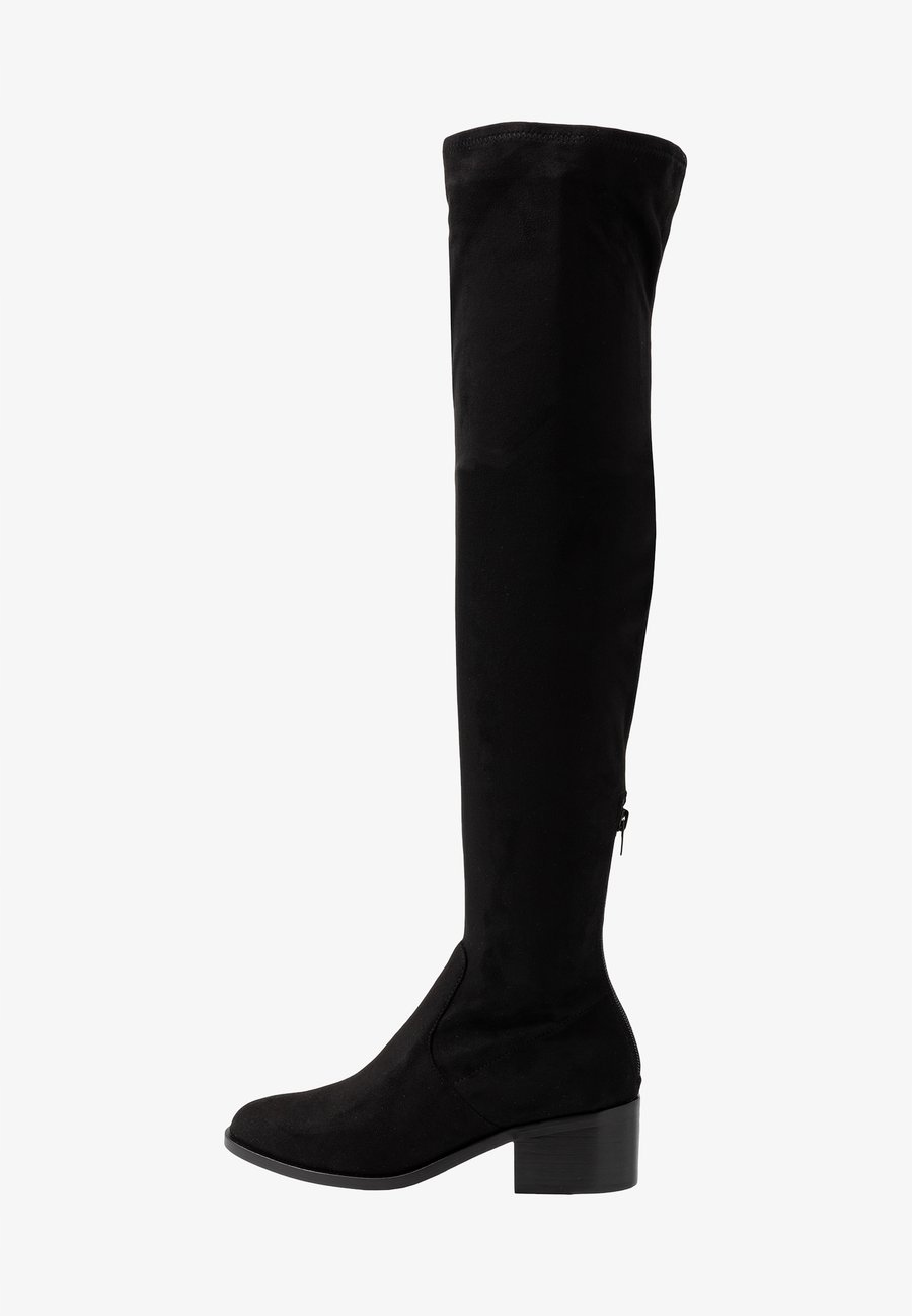 Steve Madden Georgette Dámské Černé Kozačky Mušketýrky 40 4CA