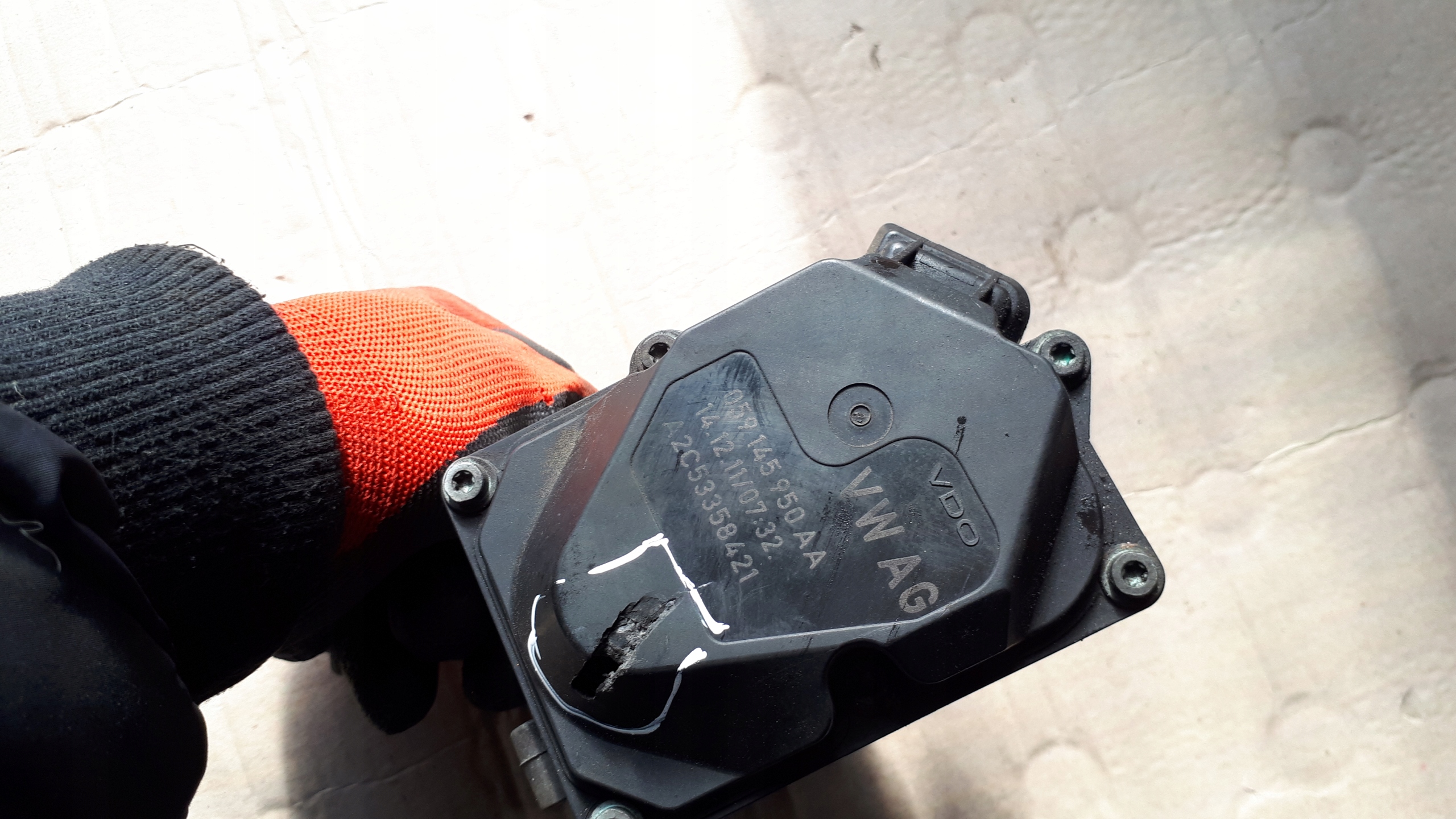 A7 4G throttle flap 3.0 TDI CDU 059145950AA A6 C7