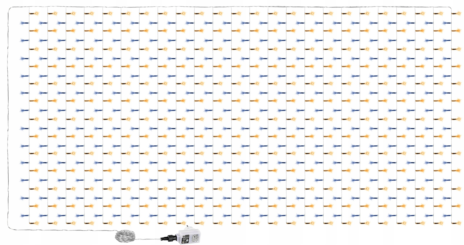 

Dwukolorowa Kurtyna Siatka Świetlna Zwisające 6x3M