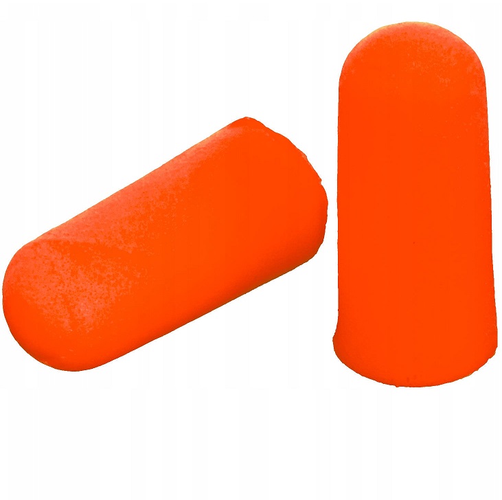 ZATYCZKI PIANKOWE STOPERY WKŁADKI DO USZU SPANIA PIANKI PRZECIWHAŁASOWE